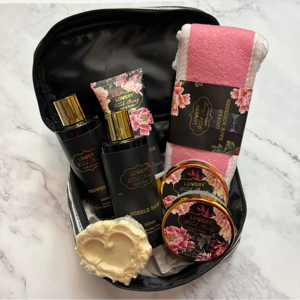 Lovery Fresh Peony Bath Gift Set